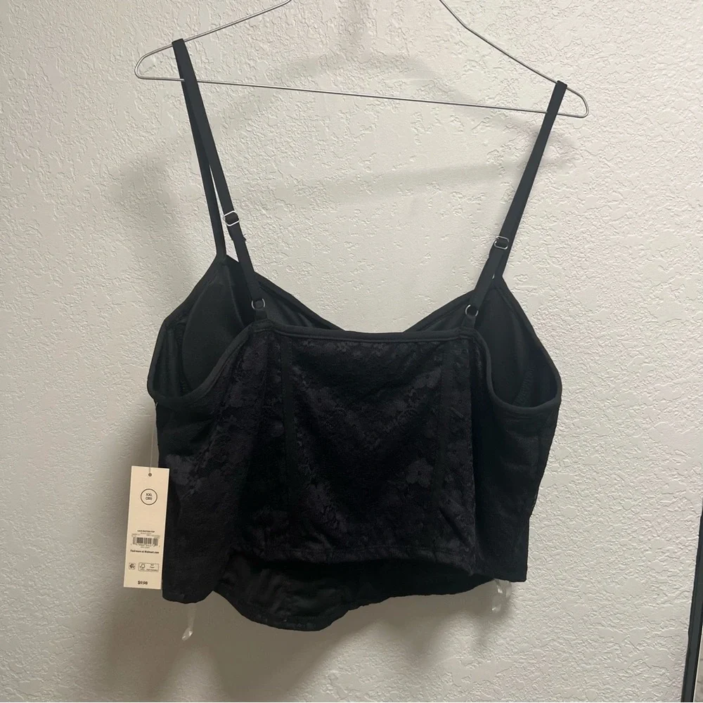 No Boundaries Black Lace Corset Tank Top - Picture 4 of 5